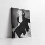 Siyah Beyaz Marilyn Monroe | Kanvas Tablo | Cam Tablo | Mdf Tablo | A31034
