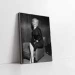Siyah Beyaz Marilyn Monroe | Kanvas Tablo | Cam Tablo | Mdf Tablo | A31036
