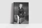 Siyah Beyaz Marilyn Monroe | Kanvas Tablo | Cam Tablo | Mdf Tablo | A31036 - Görsel 2