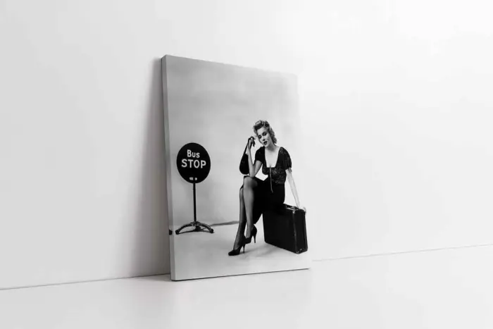 Siyah Beyaz Marilyn Monroe | Kanvas Tablo | Cam Tablo | Mdf Tablo | A31038 - Görsel 1