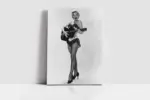 Siyah Beyaz Marilyn Monroe | Kanvas Tablo | Cam Tablo | Mdf Tablo | A31048 - Görsel 2