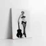 Siyah Beyaz Marilyn Monroe | Kanvas Tablo | Cam Tablo | Mdf Tablo | A31049