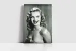 Siyah Beyaz Marilyn Monroe | Kanvas Tablo | Cam Tablo | Mdf Tablo | A31050 - Görsel 2