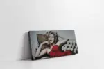Siyah Beyaz Marilyn Monroe | Kanvas Tablo | Cam Tablo | Mdf Tablo | A31057