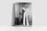 Siyah Beyaz Marilyn Monroe | Kanvas Tablo | Cam Tablo | Mdf Tablo | A31058 - Görsel 2