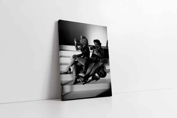 Siyah Beyaz Marilyn Monroe | Kanvas Tablo | Cam Tablo | Mdf Tablo | A31060 - Görsel 1