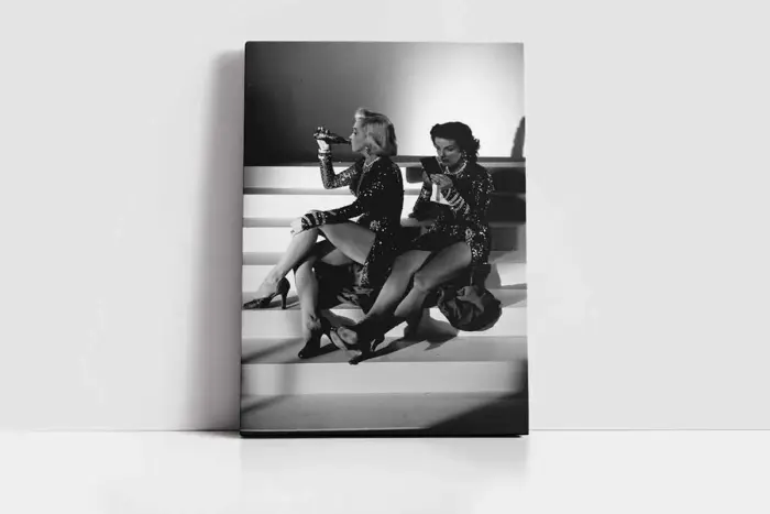 Siyah Beyaz Marilyn Monroe | Kanvas Tablo | Cam Tablo | Mdf Tablo | A31060 - Görsel 2