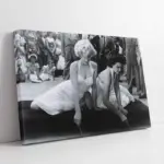 Siyah Beyaz Marilyn Monroe | Kanvas Tablo | Cam Tablo | Mdf Tablo | A31065