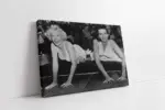 Siyah Beyaz Marilyn Monroe | Kanvas Tablo | Cam Tablo | Mdf Tablo | A31066