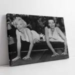 Siyah Beyaz Marilyn Monroe | Kanvas Tablo | Cam Tablo | Mdf Tablo | A31066