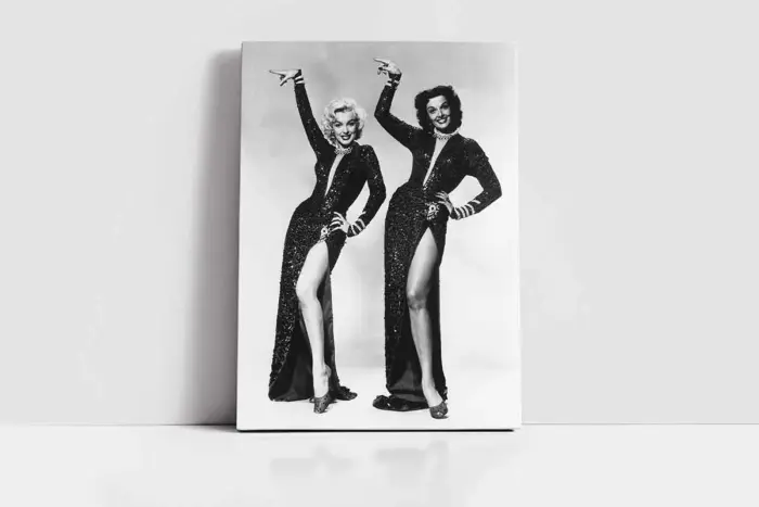 Siyah Beyaz Marilyn Monroe | Kanvas Tablo | Cam Tablo | Mdf Tablo | A31068 - Görsel 2