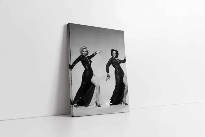 Siyah Beyaz Marilyn Monroe | Kanvas Tablo | Cam Tablo | Mdf Tablo | A31069 - Görsel 1