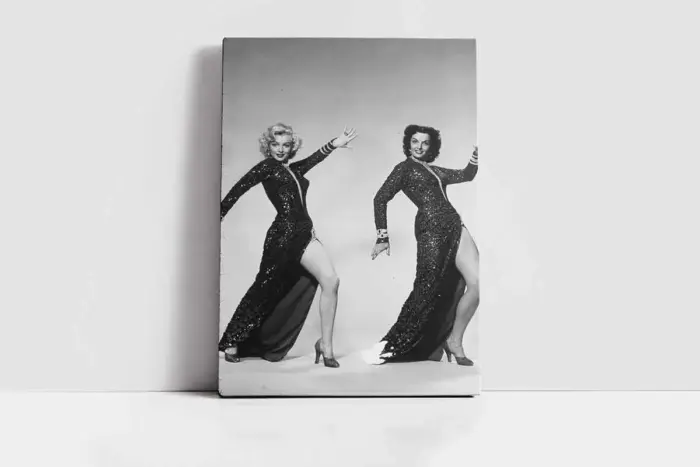 Siyah Beyaz Marilyn Monroe | Kanvas Tablo | Cam Tablo | Mdf Tablo | A31069 - Görsel 2