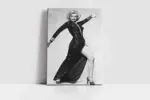 Siyah Beyaz Marilyn Monroe | Kanvas Tablo | Cam Tablo | Mdf Tablo | A31071 - Görsel 2