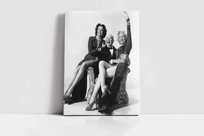 Siyah Beyaz Marilyn Monroe | Kanvas Tablo | Cam Tablo | Mdf Tablo | A31073 - Görsel 2