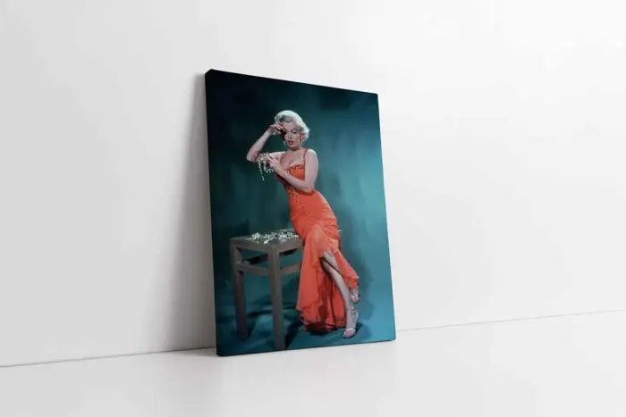 Renkli Marilyn Monroe | Kanvas Tablo | Cam Tablo | Mdf Tablo | A31079 - Görsel 1