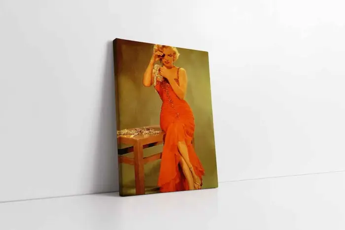 Renkli Marilyn Monroe | Kanvas Tablo | Cam Tablo | Mdf Tablo | A31080 - Görsel 1