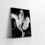 Siyah Beyaz Marilyn Monroe | Kanvas Tablo | Cam Tablo | Mdf Tablo | A31081