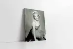 Siyah Beyaz Marilyn Monroe | Kanvas Tablo | Cam Tablo | Mdf Tablo | A31082