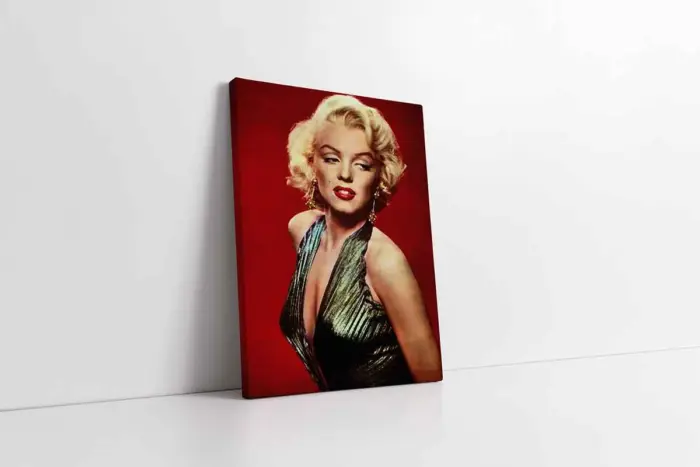 Renkli Marilyn Monroe | Kanvas Tablo | Cam Tablo | Mdf Tablo | A31085 - Görsel 1