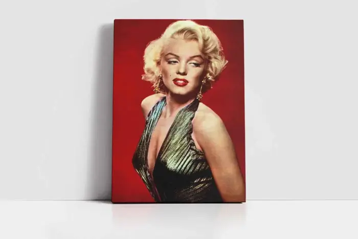 Renkli Marilyn Monroe | Kanvas Tablo | Cam Tablo | Mdf Tablo | A31085 - Görsel 2