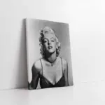 Siyah Beyaz Marilyn Monroe | Kanvas Tablo | Cam Tablo | Mdf Tablo | A31089