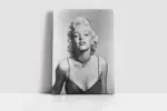 Siyah Beyaz Marilyn Monroe | Kanvas Tablo | Cam Tablo | Mdf Tablo | A31089 - Görsel 2