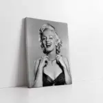 Siyah Beyaz Marilyn Monroe | Kanvas Tablo | Cam Tablo | Mdf Tablo | A31090