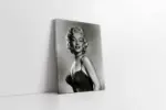 Siyah Beyaz Marilyn Monroe | Kanvas Tablo | Cam Tablo | Mdf Tablo | A31091
