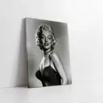 Siyah Beyaz Marilyn Monroe | Kanvas Tablo | Cam Tablo | Mdf Tablo | A31091