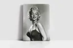 Siyah Beyaz Marilyn Monroe | Kanvas Tablo | Cam Tablo | Mdf Tablo | A31091 - Görsel 2