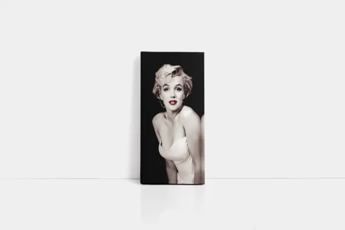 Siyah Beyaz Marilyn Monroe | Kanvas Tablo | Cam Tablo | Mdf Tablo | A31092 - Görsel 1