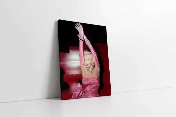 Renkli Marilyn Monroe | Kanvas Tablo | Cam Tablo | Mdf Tablo | A31093 - Görsel 1