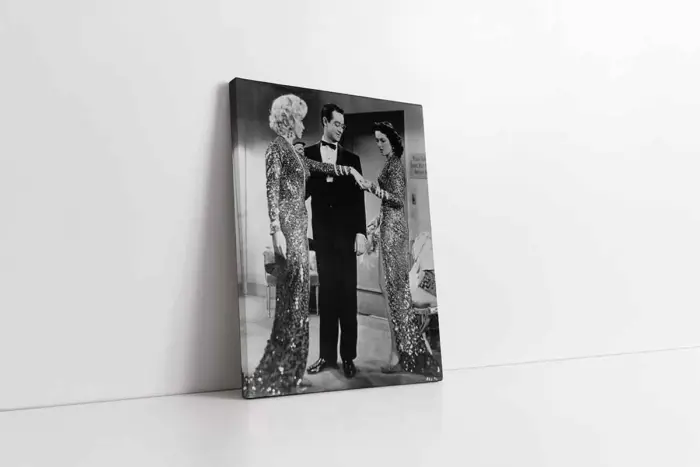 Siyah Beyaz Marilyn Monroe | Kanvas Tablo | Cam Tablo | Mdf Tablo | A31096 - Görsel 1