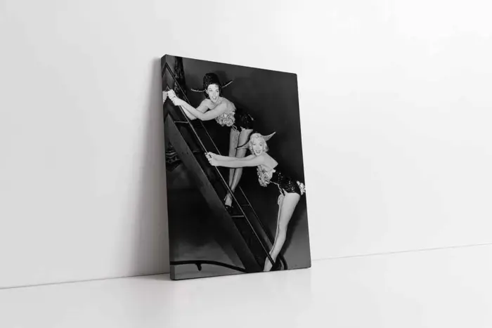 Siyah Beyaz Marilyn Monroe | Kanvas Tablo | Cam Tablo | Mdf Tablo | A31099 - Görsel 1