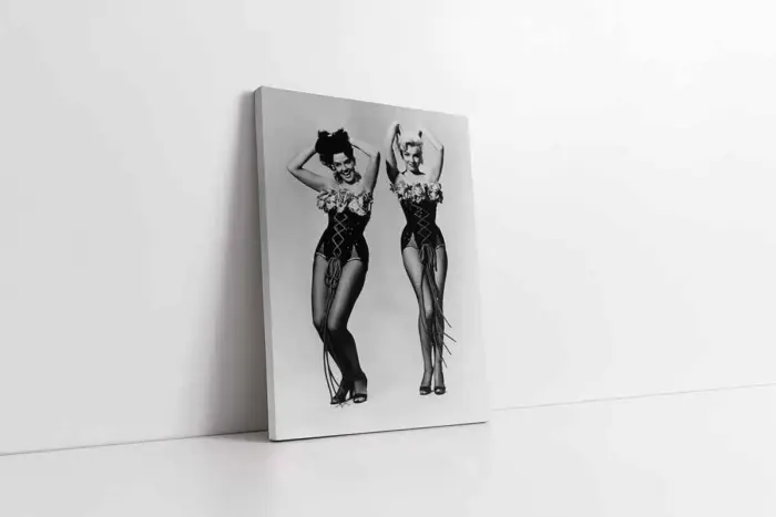 Siyah Beyaz Marilyn Monroe | Kanvas Tablo | Cam Tablo | Mdf Tablo | A31100 - Görsel 1