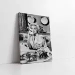 Siyah Beyaz Marilyn Monroe | Kanvas Tablo | Cam Tablo | Mdf Tablo | A31102