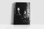 Siyah Beyaz Charlie Chaplin | Kanvas Tablo | Cam Tablo | Mdf Tablo | A31111 - Görsel 2