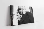 Siyah Beyaz James Dean | Kanvas Tablo | Cam Tablo | Mdf Tablo | A31116