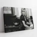 Siyah Beyaz Madonna | Kanvas Tablo | Cam Tablo | Mdf Tablo | A31121