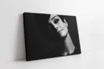 Siyah Beyaz Audrey Hepburn | Kanvas Tablo | Cam Tablo | Mdf Tablo | A31136