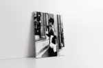 Siyah Beyaz Audrey Hepburn | Kanvas Tablo | Cam Tablo | Mdf Tablo | A31140