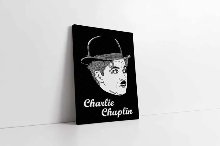 Charlie Chaplin Posteri | Kanvas Tablo | Cam Tablo | Mdf Tablo | A31144 - Görsel 1
