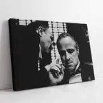Siyah Beyaz Marlon Brando | Kanvas Tablo | Cam Tablo | Mdf Tablo | A31161