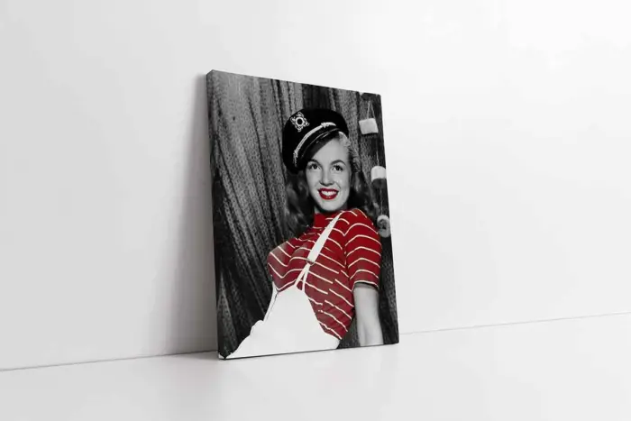 Renkli Marilyn Monroe | Kanvas Tablo | Cam Tablo | Mdf Tablo | A31185 - Görsel 1