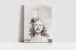 Siyah Beyaz Marilyn Monroe | Kanvas Tablo | Cam Tablo | Mdf Tablo | A31201 - Görsel 2