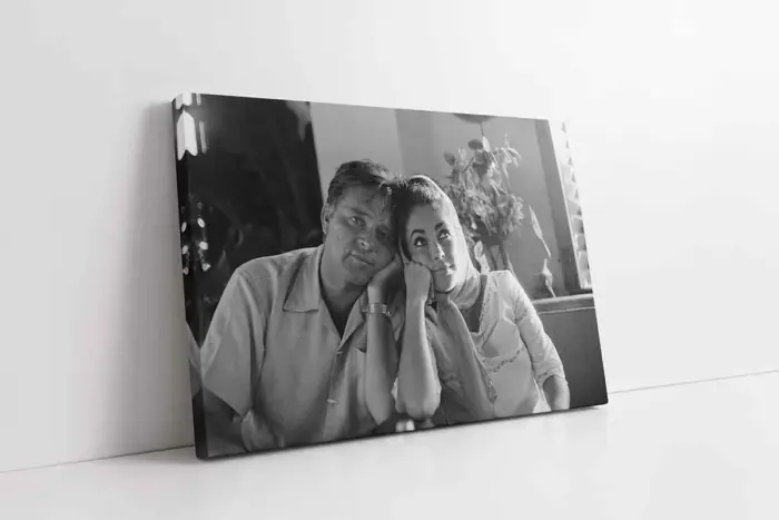 Elizabeth Taylor Ve Richard Burton | Kanvas Tablo | Cam Tablo | Mdf Tablo | A31207 - Görsel 1