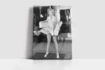 Uçuşan Beyaz Elbiseli Marilyn Monroe | Kanvas Tablo | Cam Tablo | Mdf Tablo | A31218 - Görsel 2