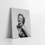 Marilyn Monroe Siyah Beyaz | Kanvas Tablo | Cam Tablo | Mdf Tablo | A31265