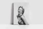 Marilyn Monroe Siyah Beyaz | Kanvas Tablo | Cam Tablo | Mdf Tablo | A31265 - Görsel 2